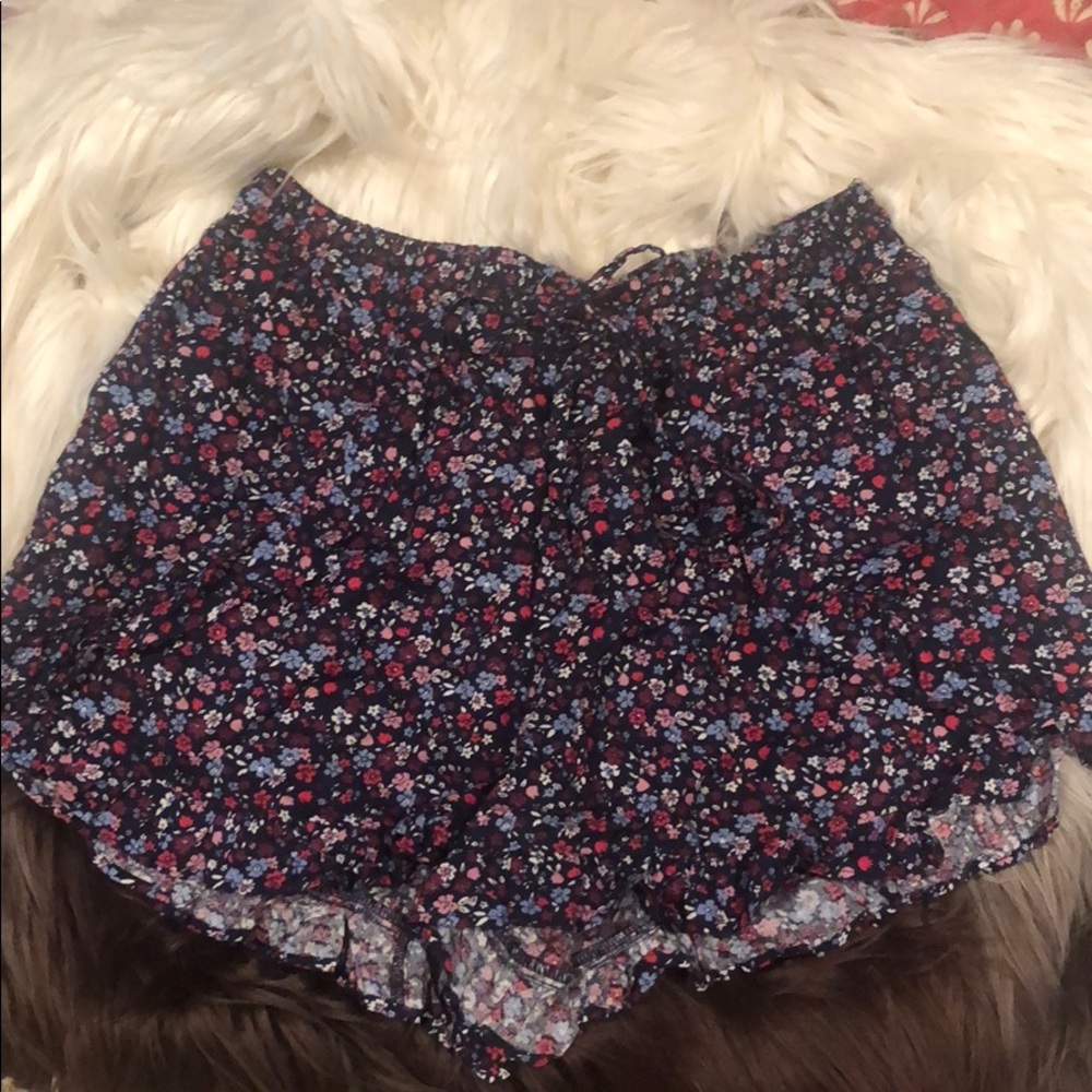 Charlotte Russe high waisted floral shorts